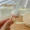 Cepillo de polvo con forma de anillo para arte de uñas, cepillo de polvo de borde frontal, cepillo de cerdas finas y suaves con bucle para el dedo, herramienta para eliminar polvo de uñas