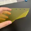 A6 Amarelo PP Bolsa de Folhas Soltas Caderno de Abertura Esquerda Livro Criativo de Folhas Soltas Bolsa de Folhas Soltas para Planejamento de Orçamento em Dinheiro