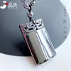 Collar Colgante de Doble Dragón de Paz de Cristal Yao Terahertz con Piedra de Silicio y Mineral de Energía de Titanio Joyería