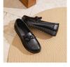 Sandálias para Novas Mães Sapatos de Verão Femininos Couro Genuíno Sapatos para Meia-idade Sapatos para Meia-idade Buraco Respirável Sola Macia tamanho plus