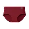 Roupa íntima de Algodão Vermelho para Mulheres no Ano do Signo Delas, Sem Costura, Cintura Média, Respirável, Antibacteriano 10A, Forro 100% Algodão, Calcinhas Femininas