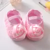Zapatos nuevos para bebé 2022 Zapatos europeos y americanos de Rosa suela de tela dispensada zapatos para gatear 0-6-9-Noviembre zapatos para bebé