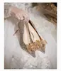 Zapatos de boda estilo francés para mujer, nueva colección 2023, marca He Xiu, versátiles tanto para vestidos de novia como para uso diario, cómodos de llevar, diseño de lazo de cristal, adecuados para primavera y otoño, tacones altos