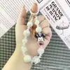 Pupu y Su Pequeño Amigo Mickey Oso Cadena Popular Linda para Teléfono Móvil Llavero Colgante para Bolso Accesorios al por Mayor
