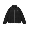 Marca de Moda Americana para Hombre North Boundary 2025 Invierno Nuevo Chaqueta de Plumas Holgada Talla Grande Estampado de Letras Abrigo de Plumas 90