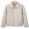 Otoño Invierno Casual Streetwear Tallas Grandes Holgada Solapa Chaqueta de Algodón Estilo Coreano Engrosada Cálida Ropa de Algodón Transfronteriza Nuevo Estilo Ropa de Algodón para Mujer