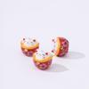 Cachecol Cerâmico Flor de Cerejeira Gato Cerâmico Nova Cor Gato Pingente de Contas da Sorte Pulseira DIY Corrente para Celular Acessórios Atacado