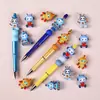 Robot Transfronterizo en Stock Accesorios para Bolígrafo de Silicona 3D Beads Joyería Creativa DIY Cuentas de Dibujos Animados Lindas Venta al por Mayor
