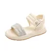 Sandalias Casuales para Niñas 2026 Verano Chanclas Blancas Suela Suave Elegantes Zapatos de Playa Versátiles Zapatos Individuales para Niñas