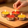Velas de Mantequilla Sin Humo de 3 Horas para Iluminación de Templos y Hogares, Ofreciendo Luz Duradera para Ofrendas a Buda, Velas a Base de Plantas con Carcasa de Aluminio al por Mayor