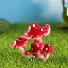 Em estoque Série Cogumelos Musgo Micro Paisagem Suculentas em Vasos Decoração Combinada Ornamentos de Paisagismo Artesanato em Resina