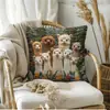 Funda de almohada con estampado de animal popular de Temu transfronteriza Cojín suave personalizado para sofá Funda de almohada decorativa para el hogar y el dormitorio