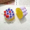 Bolo de Frutas 3D Maçã e Mirtilo Acessórios de Resina Cola de Creme Acessórios de Cabelo DIY Enfeites Pingente de Saco Surpresa Decoração Atacado
