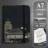 2026 En stock Cuaderno estilo chino A7 de bolsillo cuaderno pequeño estilo retro, se puede imprimir con logo, adecuado para tomar notas y lista de tareas pendientes