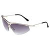 Gafas de sol europeas y americanas nuevas de media montura de una pieza para mujer, gafas de sol deportivas y2g Millennium de moda para hombre, gafas al por mayor transfronterizas