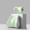 Soporte Lumbar para Coche Cojín para Reposacabezas Respaldo Esencial para Conducir Asiento Almohada para Coche Espuma Viscoelástica Almohada para el Cuello