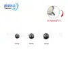Pendientes de aleación de titanio F136 con bola redonda de tres puntas, piedra ojo de gato, circonita, tachuelas para cartílago, tachuelas para lengua, accesorios de joyería para piercing de rosca interna