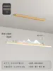 Nuevo Candil de Restaurante Estilo Chino Larga Madera Grano Estilo Chino Zen Simple Barra Estudio Paisaje Sala de Té Mesa de Té Lámparas