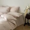 Juego de Cama de Algodón Estilo Chino de 100S Cuatro Piezas Corazón de Niña Bordado de Flores Funda Nórdica Sábanas y Sábanas Ajustables Dormitorio Estudiantil