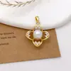 Pingente Anel de Pérola Design de Lua Colar Pingente Feminino Simples Moda Versátil Acessórios de Alto Padrão Não Desbotáveis