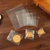 Bolsas Adhesivas de Flor de Cerezo Semitransparentes Escarchadas en Stock para Empaque de Productos Horneados, Bolsas para Empaque de Repostería de Copo de Nieve, Venta al por Mayor desde el Fabricante