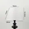 Lámpara de Mesa, Lámpara de Pie, Lámpara Colgante, Pantalla de Lámpara de Pared, Pantalla Cónica de Tela, Mesita de Noche de Dormitorio, Tela de Lino Simple y Acogedora