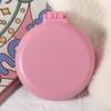 Peine plegable con bolsa de aire y espejo de maquillaje, bolsa de material para manualidades, bonito peine de masaje de cabeza con cojín de aire en forma de corazón para niña, venta al por mayor