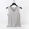 Colete masculino de modal tamanho plus size elástico para o verão colete jovem camiseta sem mangas para esportes fitness camisa base atacado