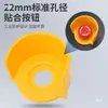 Zhile Electrical F22-14 Botão de Parada de Emergência Semi-circular Alto Cobertura Protetora Cobertura Protetora de Interruptor Anel de Advertência Base Prevenir Toque Acidental