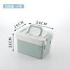 Caja de Almacenamiento Personalizada Cesta de Almacenamiento de Snacks Plástico Cosméticos Caja de Almacenamiento para el Hogar Caja de Almacenamiento para Dormitorio con Tapa