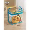 Caixa de armazenamento para bonecas, tubo mágico de armazenamento de brinquedos de pelúcia, caixa organizadora transparente, bolsa/caixa de armazenamento para bonecas de grande capacidade