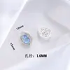 Nueva caja mágica de plata con múltiples anillos de calabaza con imitación de aguamarina, cuentas de agua moradas, accesorios para cadena de pulsera de teléfono móvil DIY