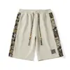 2025 Shorts Cargo Funcionais Americanos Masculinos Verão Fino Casual Cinco Pontos Marca Tendência Calças Respiráveis