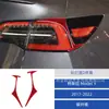 Adecuado para 17-22 Tesla Model Y Modificación del Interior del Coche Panel de Ventana de la Palanca de Cambios de la Consola Central de Fibra de Carbono