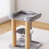 Árvore de Gato Integrada Simples Brinquedos para Gatos Prateleira para Gatos Árvore de Gato Plataforma de Escalada para Gatos Torre de Gato Sisal Villa para Gatos