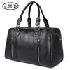 Jiameda Nueva Bolsa de Viaje Corta Distancia Casual al Aire Libre para Negocios Bolso de Mano Retro Casual para Hombre Capa Superior de Cuero con Cera de Aceite