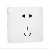 Painel de Interruptores Branco de Montagem Superficial Tipo 86 com Controle Simples e Duplo Tomada de Parede com Três-Cinco Furos Caixa à Prova d'Água com USB para Uso Doméstico