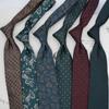 Gravata Masculina Formal Estilo Coreano Britânico Negócios Retrô 8cm Feita à Mão Floral Estudante Trabalho Profissional Moderna