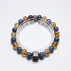 Pulseira de Cristal de Cianita Natural Yanyu Touting para Mulheres, Versátil Cristal Torre Amarela Pulseira Branqueadora da Moda Atacado