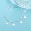 Venta al por mayor del fabricante Nueva Moda Fresca de Tendencia Joyería de Celebridad de Internet para Mujeres, Pulsera de Doble Capa con Efecto Arena Planeta Soñador Chapada en Plata