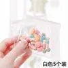 Bolsa Portátil Mini para Dispensar Medicamentos, Bolsita para Almacenar Pastillas y Medicamentos, Bolsa Pequeña para Guardar Medicamentos