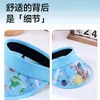 Nuevo sombrero de copa vacío 3D para niños con protección UV, ideal para viajes de verano, con grandes aleros, con diseño de astronauta y dibujos animados.