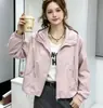 Chaqueta de béisbol con capucha moderna, única y súper elegante para mujer, chaqueta corta nueva primavera/otoño 2026