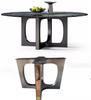 Suporte para Perna de Mesa de Mármore Perna Laje de Rocha Perna de Mesa Aço Inoxidável Pé de Titânio Titânio Preto Espelhado Hotel Sala de Estar Estilo Luxo Leve