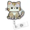 Clip de Distintivo Giratório Acrílico de Fácil Puxar Mais Vendido da Amazon para Hamster e Gato, Porta-Crachá Retrátil Médico em Estoque
