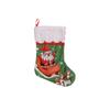 Calcetines Navideños Nuevos Transfronterizos Bolsa de Regalo Calcetines Navideños Creativos de Dibujos Animados de Felpa Estampados Viejo Muñeco de Nieve Calcetines de Caramelo