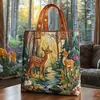 2026 Nuevo Llegada Serie Animales Estampado Digital Moderno Popular Bolso de Mano Bolso Tote de Hombro Único Acolchado