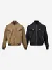 Jaqueta de Outerwear Estilo Retro Americano para Homens e Mulheres Primavera Outono Inverno Curta Antiga Solta cleanfit Jaqueta Fashion