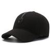 Boné de beisebol masculino para outono e inverno, material de lã, com proteção para as orelhas acolchoada de veludo, chapéu quente à prova de frio