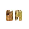 M12 acero al carbono ranurado autorroscante tuerca casquillo dientes internos y externos rosca casquillo galvanizado tipo 302 casquillo protector